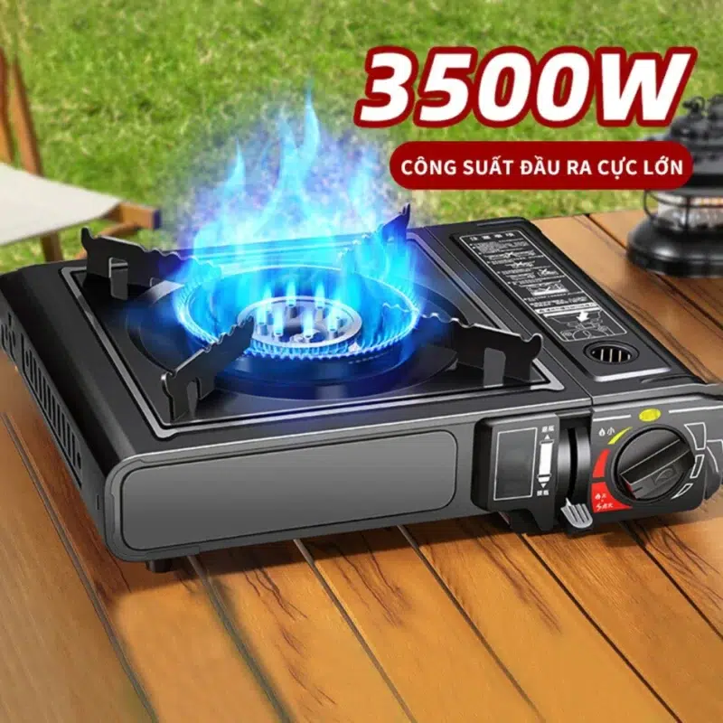 Bếp gas mini nhỏ gọn, lửa mạnh, an toàn 